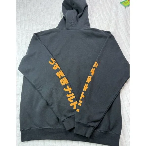 VTG 2002 Naruto Shippuden Pullover Hoodie Anime Graphic Sweatshirt Logo Men's L - Picture 14 of 14